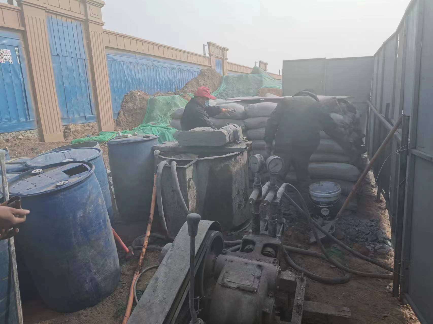 卫东房屋下沉注浆